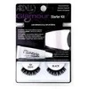 "Ardell Glamour Lashes 101 Demi Juodas" 3 dalių rinkinys