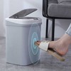 Automatinė šiukšliadėžė su intelektualiu 16L baltojo/akumuliatoriaus jutikliu