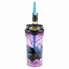STOR Batman 3D puodelis - gertuvė su šiaudeliu, 360 ml