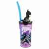 STOR Batman 3D puodelis - gertuvė su šiaudeliu, 360 ml