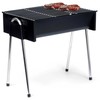 BBQ Anglinis grilis Kompaktiškas nešiojamas 48x33x46 cm