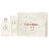 Calvin Klein CK One rinkinys unisex (EDT, 200 ml + kūno losjonas, 200 ml + dušo želė, 100 ml + EDT, 15 ml)