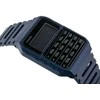Laikrodis CASIO Laikrodžių modelis CA-53WF-2B su kalkuliatoriumi ir juoda ciferblatu