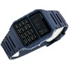Laikrodis CASIO Laikrodžių modelis CA-53WF-2B su kalkuliatoriumi ir juoda ciferblatu