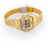 CASIO Moteriškas Laikrodis LA680WGA-4C Auksinis