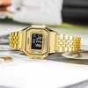 CASIO Moteriškas laikrodis LA680WGA-9B Su auksine apyranke