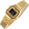 CASIO Moteriškas laikrodis LA680WGA-9B Su auksine apyranke