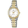 CASIO Moteriškas Laikrodis LTP-1129G-7A Balta Misinė Dial