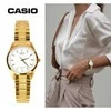 CASIO Moteriškas Laikrodis LTP-1274G-7A Aukso Apyrankė
