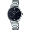 CASIO Moteriškas laikrodis LTP-VT02D-1A Juodas ciferblatas