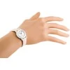 Laikrodis CASIO Moteriškas Laikrodžio Modelis LQ-139L 4B2 - Oranžinė Odinė Juosta