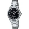CASIO Moters Laikrodis LTP-V005D-1A Juodas Ciferblatas