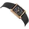 CASIO Unisex laikrodis MTP-B175-5B - rožinės aukso korpuso, juodos apyrankės