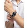 CASIO VYRIŠKAS LAIKRODIS MTP-V002L-1BUDF Juodas dirželis, Nerūdijantis plienas