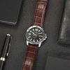 CASIO Vyriškas Laikrodis MTP-VD01L-1BV Rudo Odos Dirželis