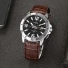 CASIO Vyriškas Laikrodis MTP-VD01L-1BV Rudo Odos Dirželis