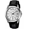 CASIO VYRŲ LAIKRODIS MTP-1370L 7AVDF (zd116a) - Juodas dirželis, kvarcinis mechanizmas