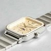 CASIO Vyrų Laikrodis MTP-M305D-9A - Rožinė Aukso Ciferblatas, Nerūdijančio Plieno