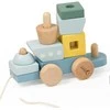 Classic World Montessori Žaislas - Ocean Kolejka, Medinė, Pastelinės Spalvos
