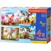 Castorland Dėlionė 55 vnt. - Mieli gyvūnai