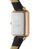 DANIEL WELLINGTON MOTERIS LAIKRODIS DW00100435 – Quadro presuotas Sheffield Rose Gold 20mm + DĖŽĖ