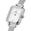 Daniel Wellington Moteriškas Laikrodis Quadro Mini 15mm DW00100726 - Sidabrinis