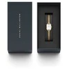 Daniel Wellington Moteriškas Laikrodis Quadro Mini 15mm DW00100725 - Baltas / Auksinis
