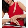 Daniel Wellington Moteriškas Laikrodis Quadro Lumine Pressed Piano 20mm - Rožinė Aukso Spalva