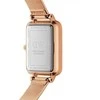 Daniel Wellington Moteriškas Laikrodis Quadro Lumine Pressed Piano 20mm - Rožinė Aukso Spalva