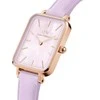 Daniel Wellington Moteriškas Laikrodis Quadro Lavender Mop 20mm Rausvas Auksas