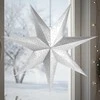 Christmas Decoration Dekoratyvinė žvaigždė 75 cm Sidabrinė Popierius Kalėdų Ornamentas