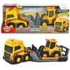 „Dickie“ automobilių vilkimo sunkvežimis su „Construction Volvo“ sunkvežimio komanda 32cm buldozeriu