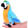Beppe Pliušinis žaislas - mėlynoji papūga ara, 22 cm