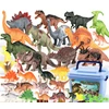 Dinozaurų figūrėlių rinkinys 44 vnt su dėže