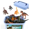 Dinozaurų figūrėlių rinkinys 44 vnt su dėže