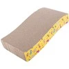 Cardboard cat scratcher horizontal wave catnip
