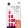 Elegant Touch Core Colour Nails With Glue Short Stiletto Blush Suede 24 U