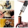 Electric corkscrew wine opener cutter