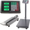 Virtuvinės svarstyklės Elektroninės platforminės svarstyklės 100 kg su LCD ekranu