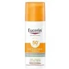 Eucerin Oil Control Dry Touch Gel Cream SPF 50+ Tinted Medium apsauginis kremas nuo saulės su atspalviu, 50 ml