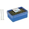 "Eurostil Hair Box Miniclips" bronzos spalvos 25 mm 700 vnt
