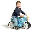 Falk Motoroleris Retro Mėlynas Su Tyliomis Padangomis