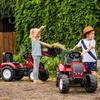 FALK Pedalinis Traktorius Valtra Maroon su Priekaba ir Kaušu