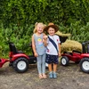 FALK Pedalinis Traktorius Valtra Maroon su Priekaba ir Kaušu