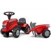 FALK Traktorius Vaikams Massey Ferguson Raudonas su Priekaba