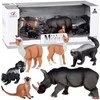 Figūros Gyvūnai Safari Skunk Rhinoceros