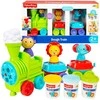 Virtuvinės svarstyklės Fisher Price traukinys + tešla 3 spalvos