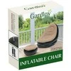 GARDLOV Inflatable garden chair 25365, patvarus PVC, juoda-beige