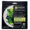 "Garnier SkinActive" juodoji kaukė "Tissu Pure Charcoal" 1 vienetas