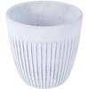 Gėlių vazonas keraminė balta 14 cm